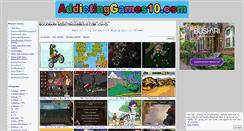 Desktop Screenshot of addictinggames10.com